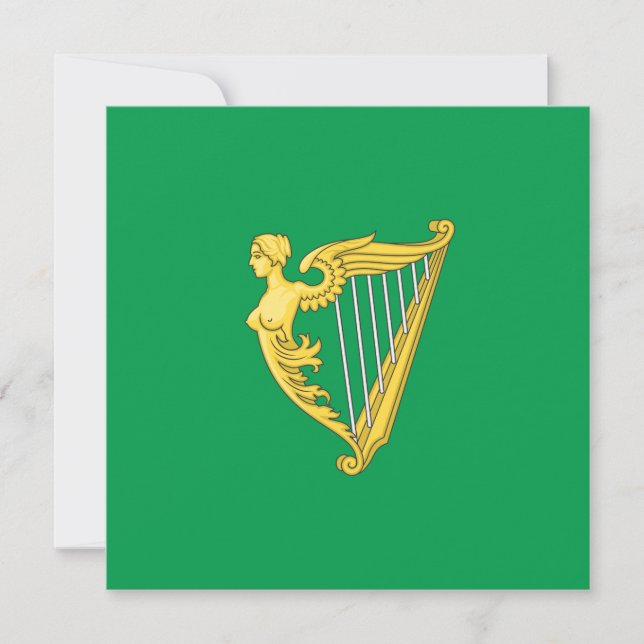 Irish Republican Flag Card (Front)