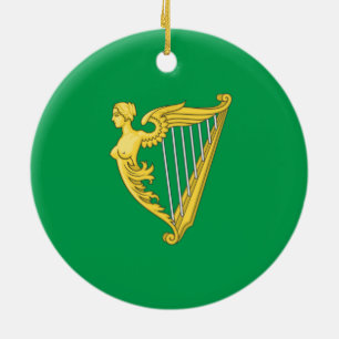 Irish Republican Flag Ceramic Tree Decoration