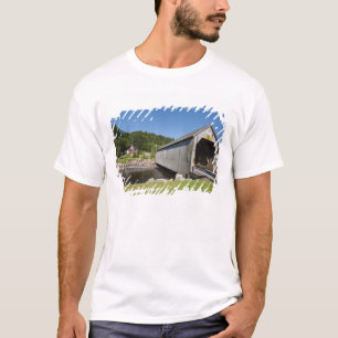 Irish River covered bridge, St. Martins, New T-Shirt