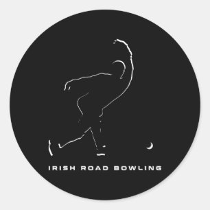 Irish Road Bowling Clothing - Irish Road Bowling Classic Round Sticker
