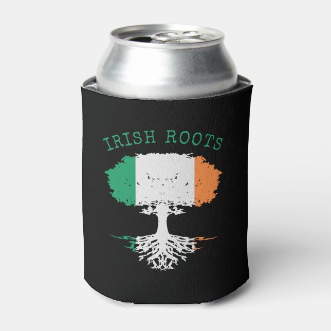 Irish Roots Family Tree  Can Cooler (Can Front)