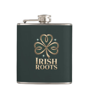 Irish Roots  Hip Flask