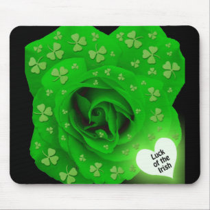 Irish Rose - Luck of the Irish Mouse Pad