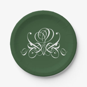 Irish Rose Paper Plate