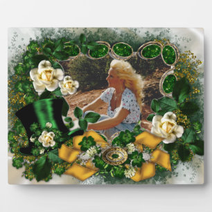 Irish Rose Photo Frame Template Plaque