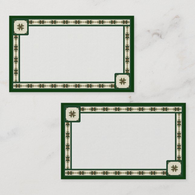 Irish Rue Customisable Business Cards (Front/Back)