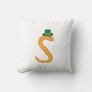 Irish S Snakes pillow