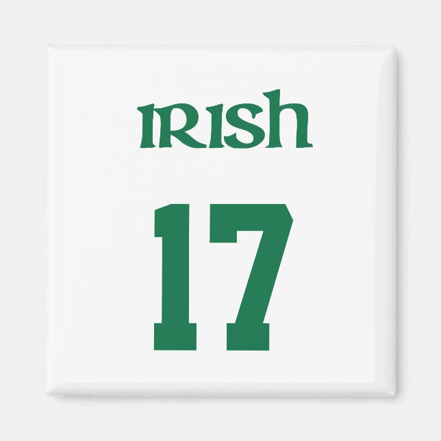 Irish Saint Patrick's day Sport Magnet (Front)