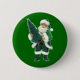 Irish Santa 6 Cm Round Badge