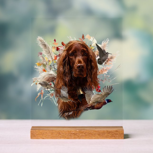  Irish  Setter Acrylic Sign (Neutral)