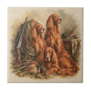 Irish Setter ,Art Tile