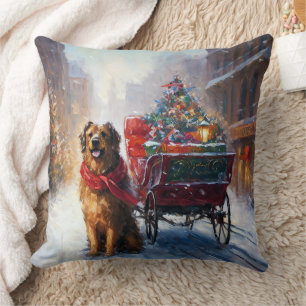 Irish Setter Christmas Festive Season  Cushion