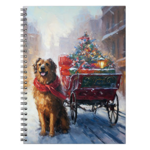 Irish Setter Christmas Festive Season Notebook