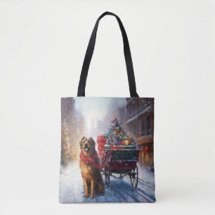Irish Setter Christmas Festive Season Tote Bag