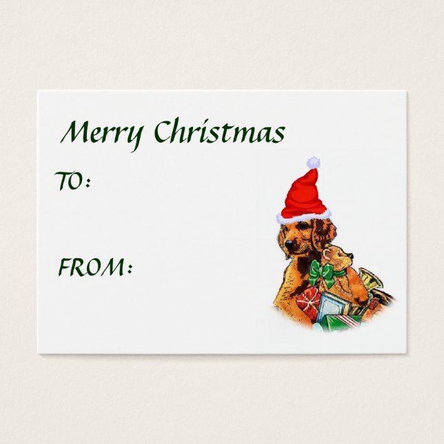Irish Setter Christmas Gifts (Front)