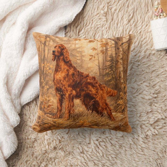 Irish  Setter,  Cushion (Blanket)