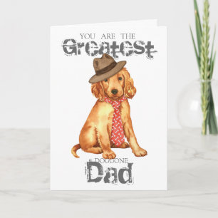 Irish Setter Dad Card