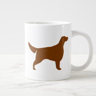 Irish Setter Dog Breed Silhouettes Large Coffee Mug