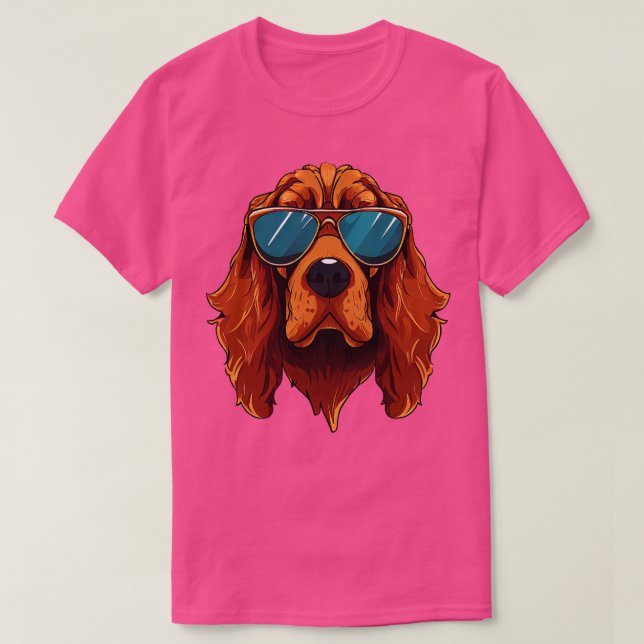 Irish Setter dog lover T-Shirt (Design Front)