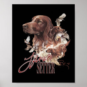 Irish Setter Dog Lovers  Poster