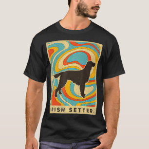 Irish Setter Dog Retro Vintage Gift  T-Shirt