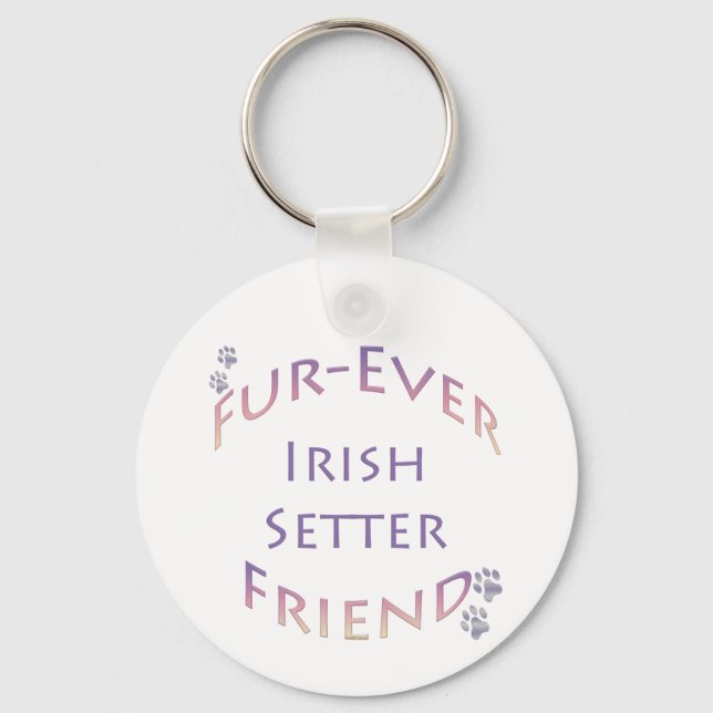 Irish Setter Furever Key Ring (Front)