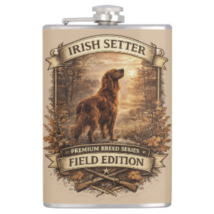 Irish Setter Hip Flask