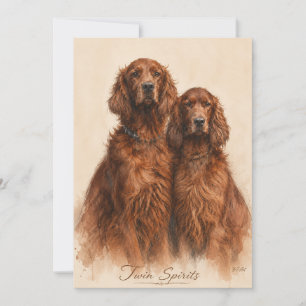  Irish Setter   Invitation