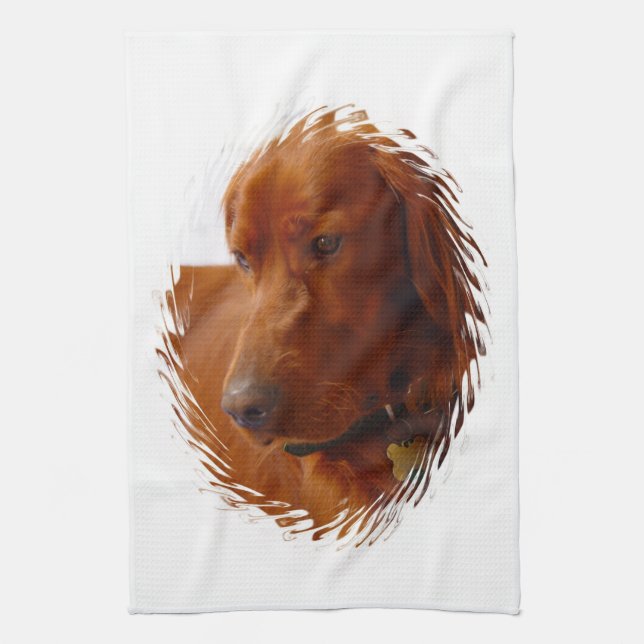 Irish Setter  Kitchen Towel (Vertical)