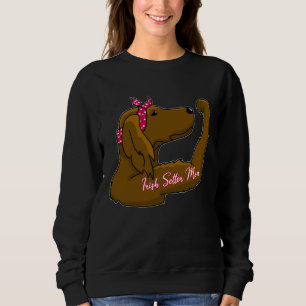 Irish Setter Mom Tattoo Bully Dog Owner Mother Sweatshirt