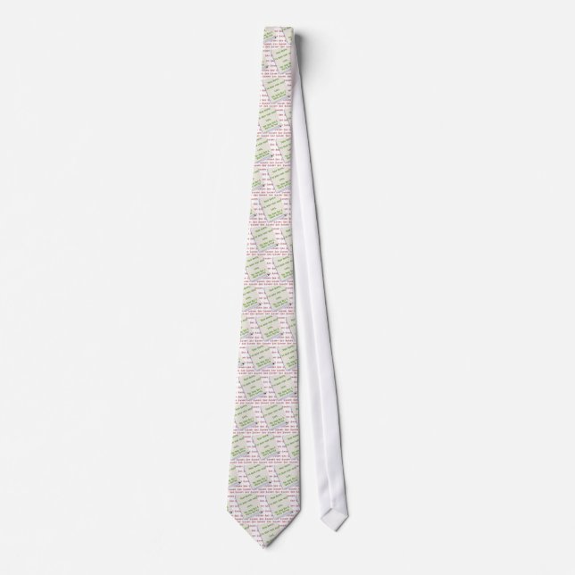 Irish Setter Naughty Nice Tie (Front)