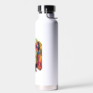 Irish Setter Neon Design Water Bottle