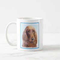 Irish Setter Painting - Cute Original Dog Art