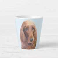 Irish Setter Painting - Cute Original Dog Art