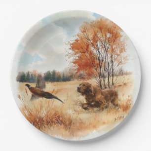 Irish Setter  Paper Plate
