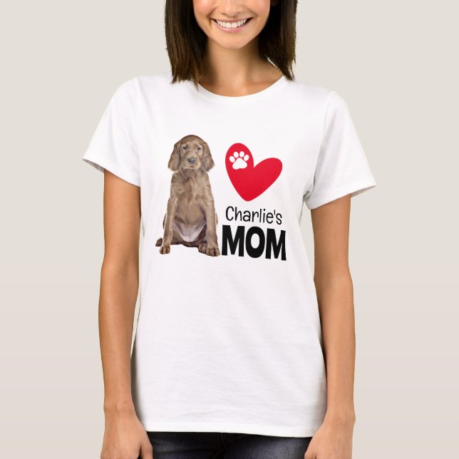 Irish Setter Personalised Mum T-Shirt (Front)