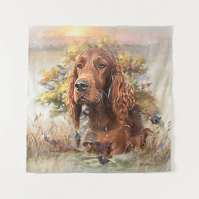Irish Setter - Ultimate Upland Bird Dog Tapestry (Front)