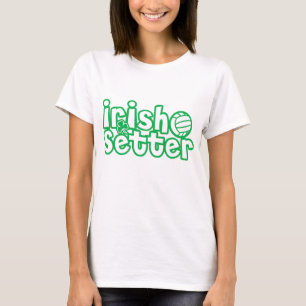 Irish Setter Volleyball Design T-Shirt