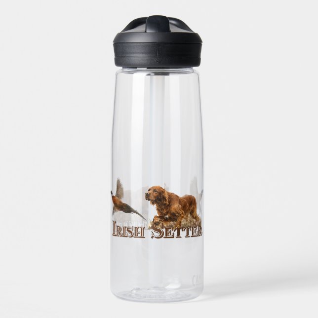 Irish Setter  Water Bottle (Front)