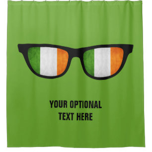 Irish Shades custom shower curtain