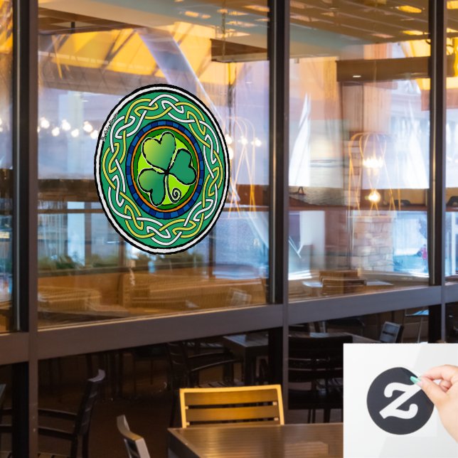 Irish shamrock (Restaurant Window)