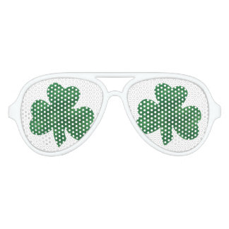 IRISH SHAMROCK AVIATOR SUNGLASSES