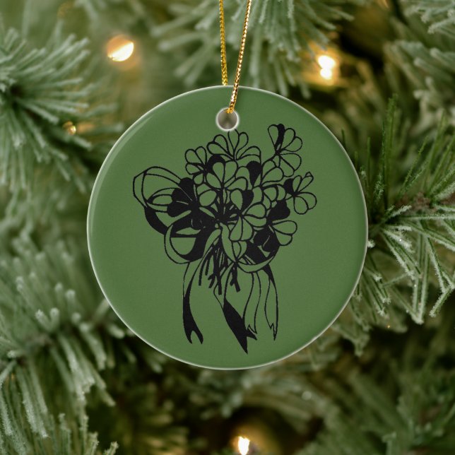 Irish Shamrock Bouquet St. Patrick's Day Ornament (Tree)