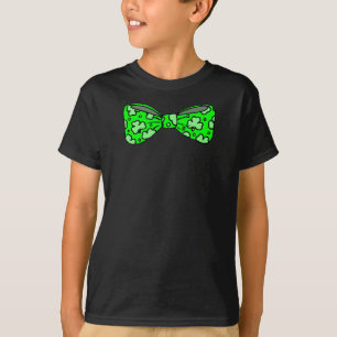 Irish Shamrock Bow Tie T-Shirt