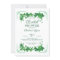 Irish Shamrock Bridal Shower Invitation