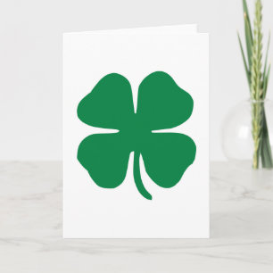 Irish Shamrock Card