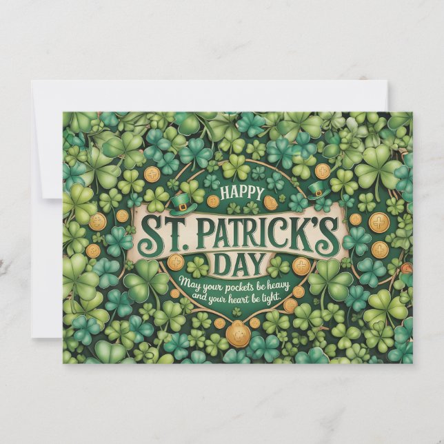 Irish Shamrock Celebration Design (Front)