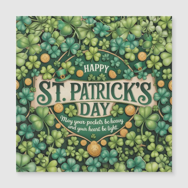 Irish Shamrock Celebration Design (Front)
