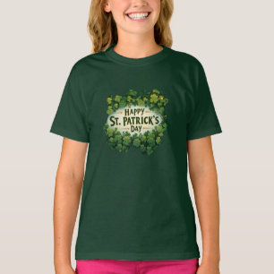 Irish Shamrock Celebration Design T-Shirt