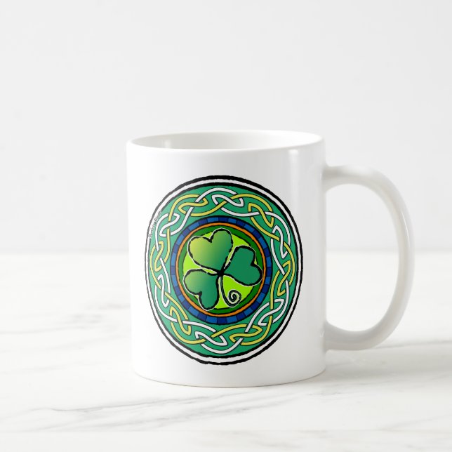 Irish shamrock coffee mug (Right)